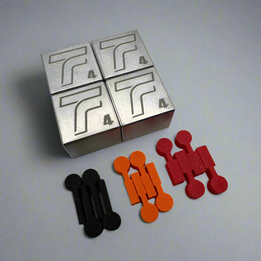 4" Aluminum bullet hinge jig kit (2 pack)
