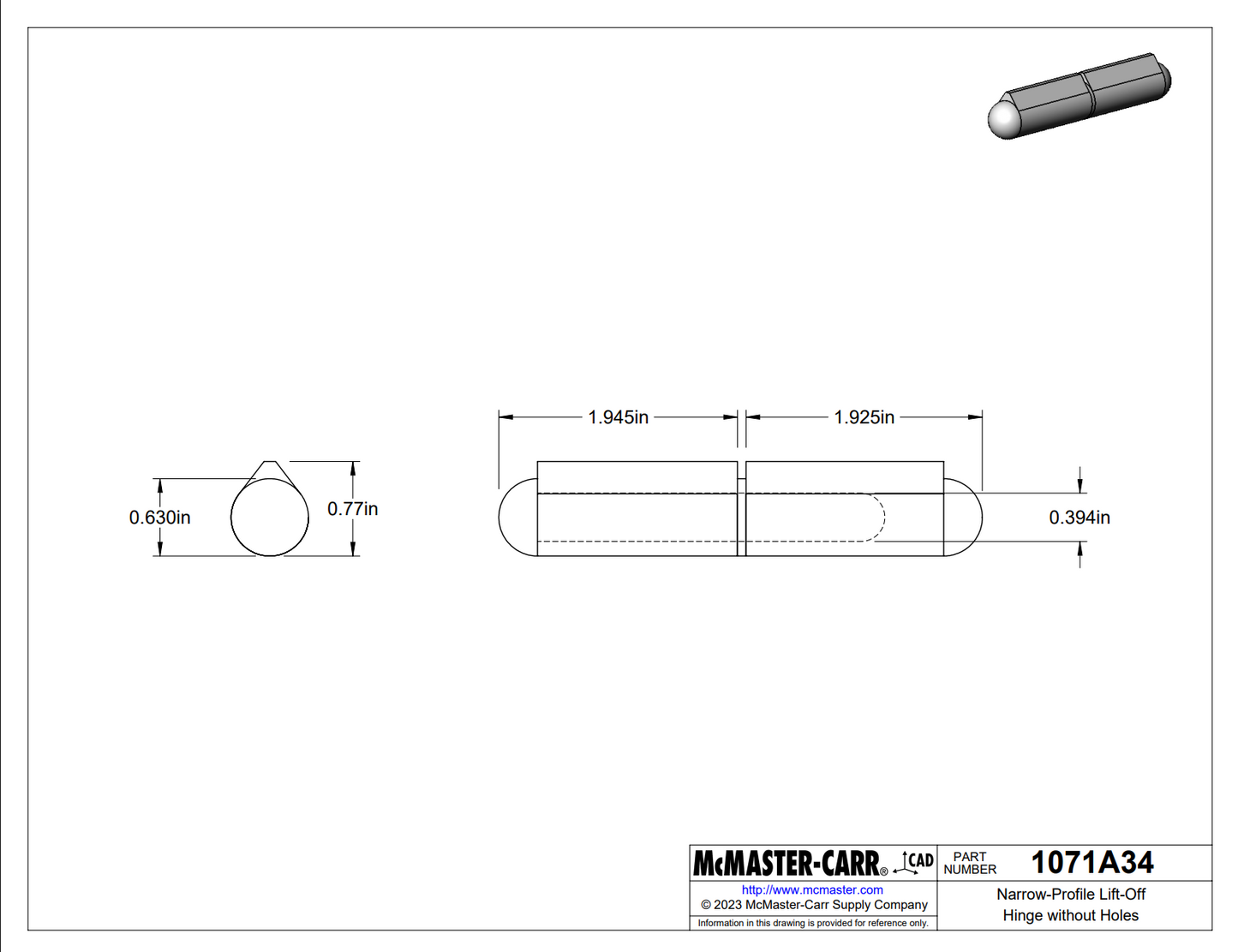 4" Aluminum bullet hinge jig kit (2 pack)