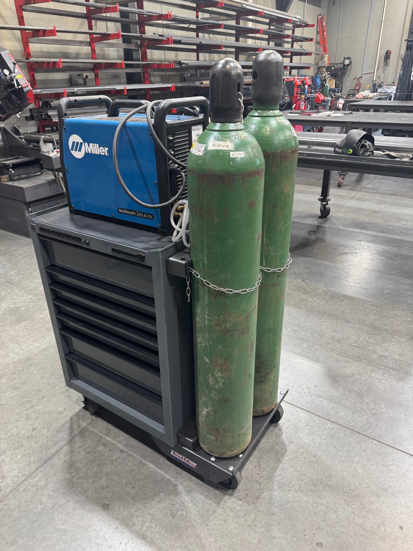 9" or 7" Harbor Freight Series 3 Welding Cart Kit (Unpainted)