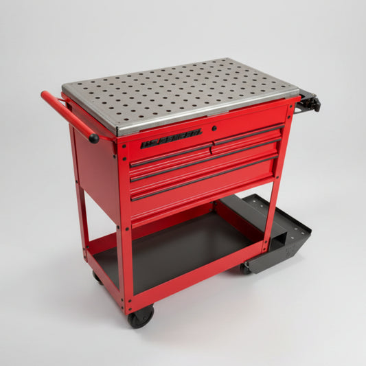 Welding Top 5/8 Holes (HF 4 Drawer Tech Cart)