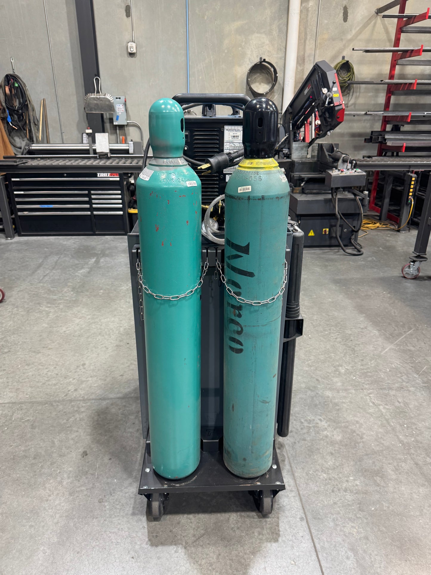 9" or 7" Harbor Freight Series 3 Welding Cart Kit (Unpainted)